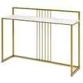 Miniatyrbillede 2 af 8: Konsolbord, 120x32.5x88 cm, Hvid og Guld