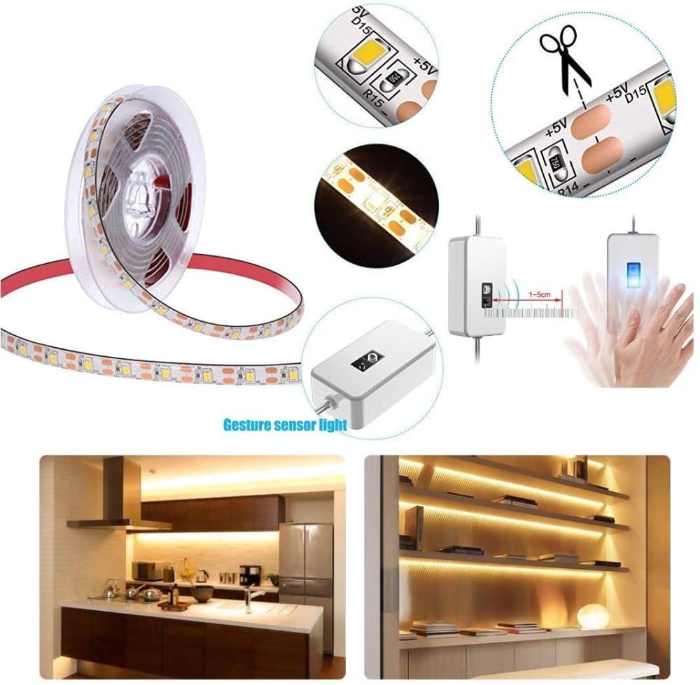 Skåpbelysning Med Sensor