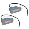 Miniatyrbillede 1 af 10: vidaXL 2 Sænkede LED trappelys 44 x 111 x 56 mm