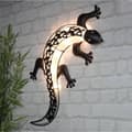 Miniatyrbilde 4 av 5: HI Soldrevet LED-hagelys veggmontert gekko