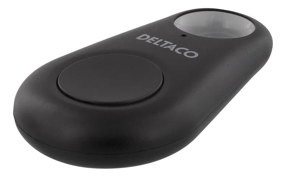 DELTACO BT-131, Bluetooth-tracker, iOS/Android, black