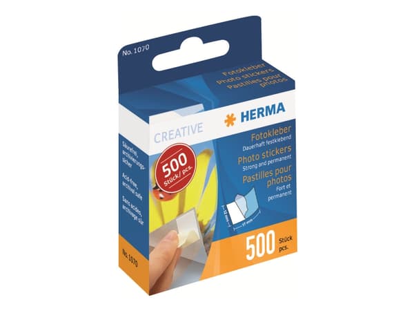 Etikett HERMA - fotolim dubbelhäftande (500 st.)