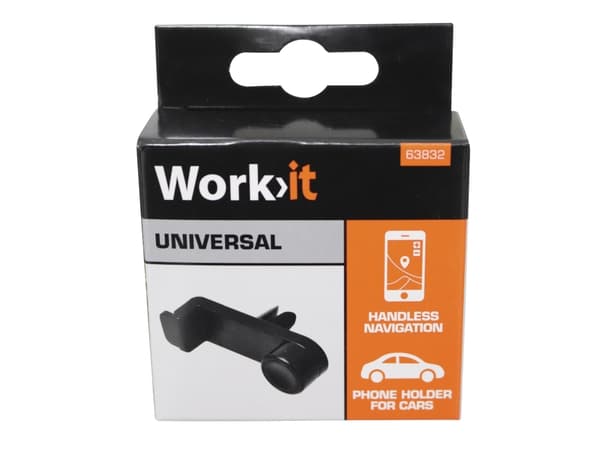 Work>it® universal og justerbar mobiltelefonholder