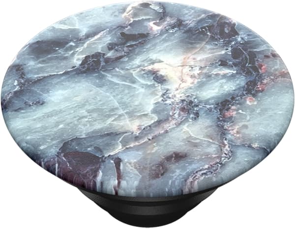 PopSockets Swappable PopGrip - Fingergrepp/vikbart ställ för mobiltelefon - marble blue
