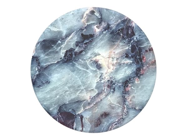PopSockets Swappable PopGrip - Fingergrepp/vikbart ställ för mobiltelefon - marble blue Multifärg