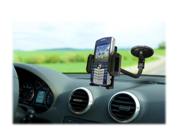 Kensington Windshield/Vent Car Mount for Smartphones - Bilholder for mobiltelefon Sort