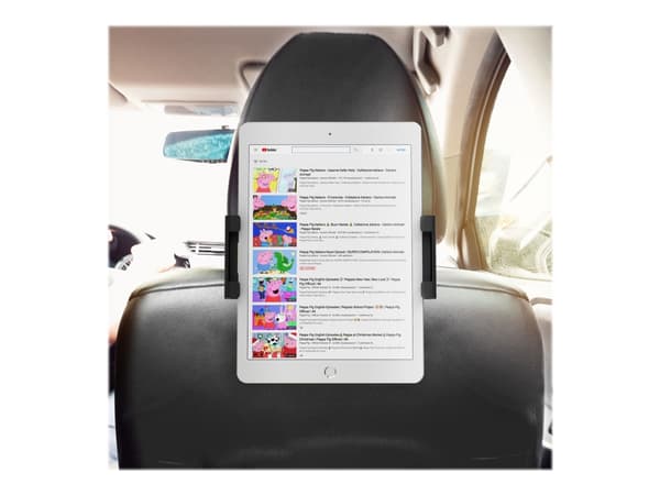 Celly MOUNTBACKTABBK, Tabletti/UMPC, Passiiviteline, Auto, Musta