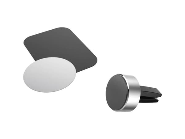 Hama Prime Line "Magnet Alu" Universal - Bilhållare för mobiltelefon - silver