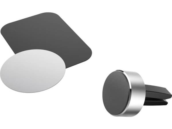 Hama Prime Line "Magnet Alu" Universal - Bilhållare för mobiltelefon - silver