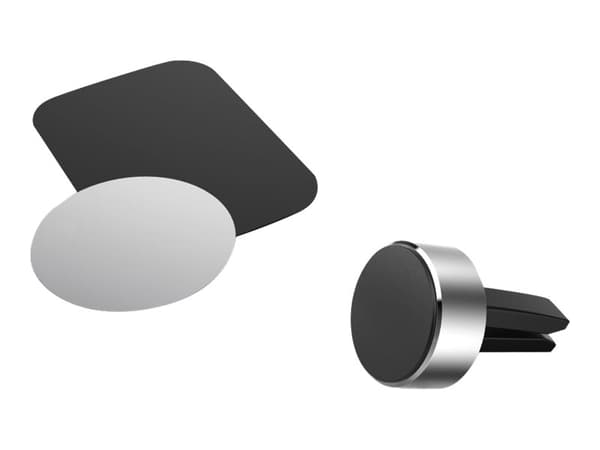 Hama Prime Line "Magnet Alu" Universal - Bilholder for mobiltelefon - sølv Sort, Sølv