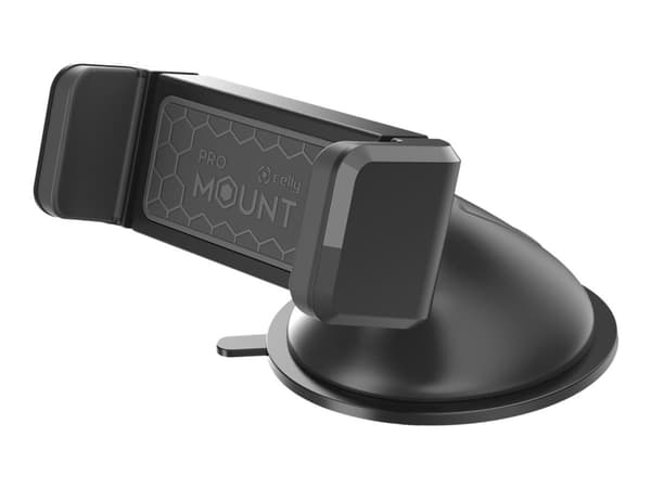 Celly MountDash - Bilholder for mobiltelefon - inntil 6,5" - svart Sort