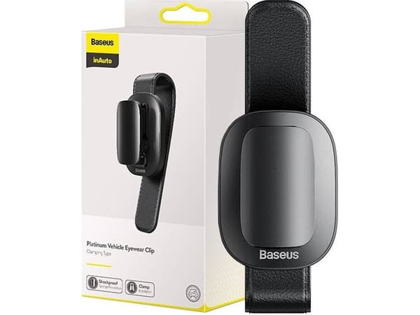 Baseus Platinum bilholder for briller med svart klips