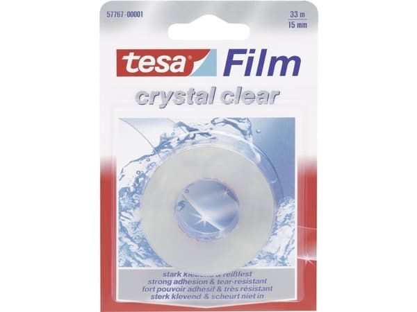 TESA 57767, 33 m, Transparent, Polypropylen (PP), Stark, 15 mm, 1 styck
