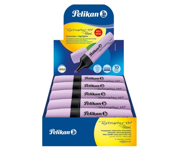 Pelikan 817370, 10 stykker, Lilla, Meisel tupp, Sort, Lilla, Tyskland, Boks