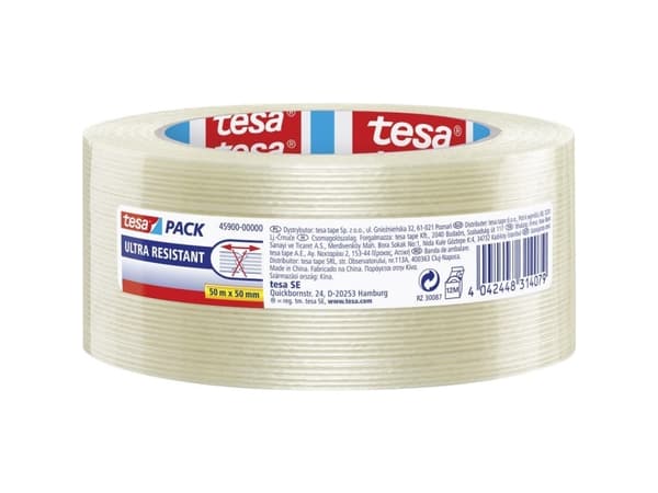 TESA 45900, 50 m, Läpinäkyvä, 50 mm, 1 kpl