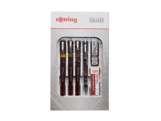 Rotring Isograph Set, Flerfarget, Pappeske, 1 stykker