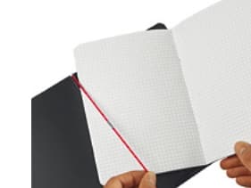 Herlitz 11361557, A5/40, Polypropylen (PP), Svart, Rød, 40 ark