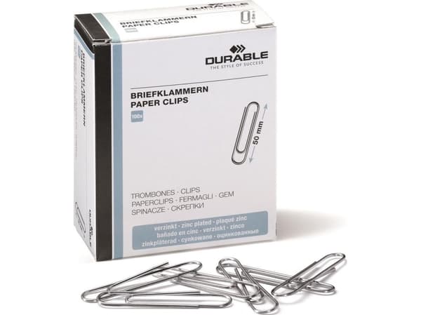 Durable 122425, Zink, 100 styck