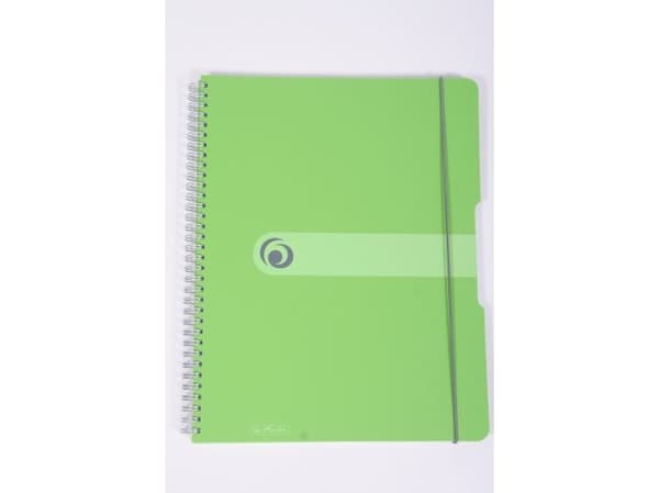 Herlitz 11293099, Monokromatisk, Grønn, A4, 80 ark, 80 g/m², Voksen