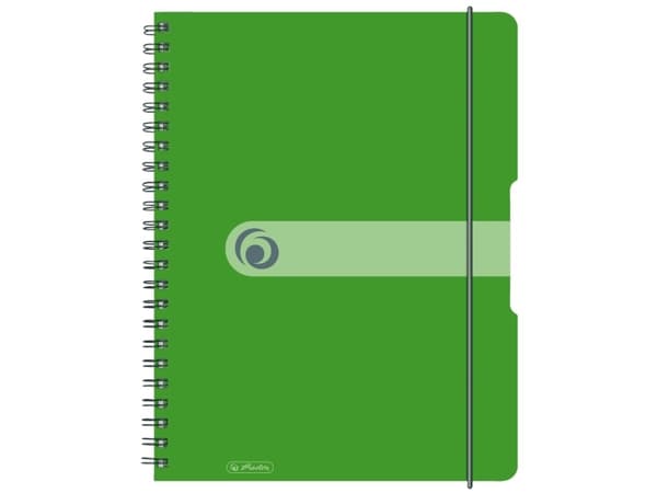 Herlitz 11293099, Monokromatisk, Grønn, A4, 80 ark, 80 g/m², Voksen