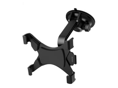 DELTACO ARM-C100 - Bilhållare för surfplatta - adjustable bracket, with suction cup - svart