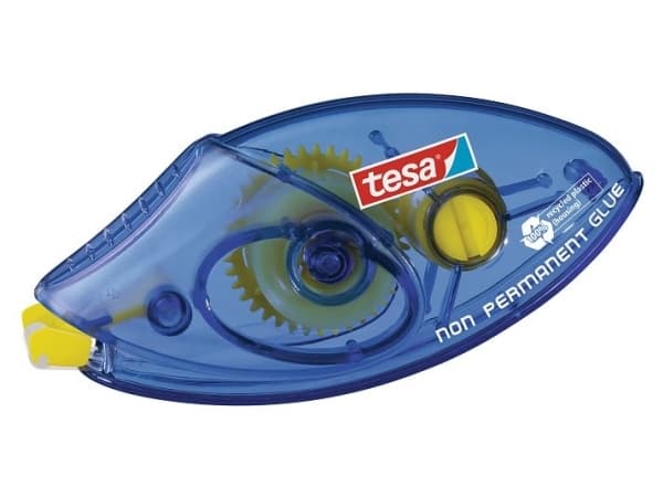 Tesa - Dobbelsidig tape 50 m - hvit (en pakke 12)