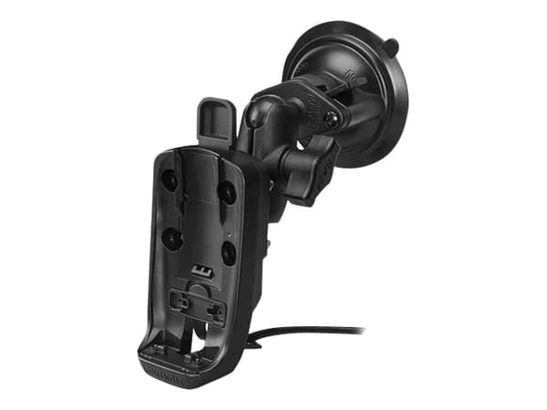 Garmin Powered Mount with Suction Cup - Bilholder / lader for navigatør - for inReach Explorer+, SE+; inReach Explorer + Sort