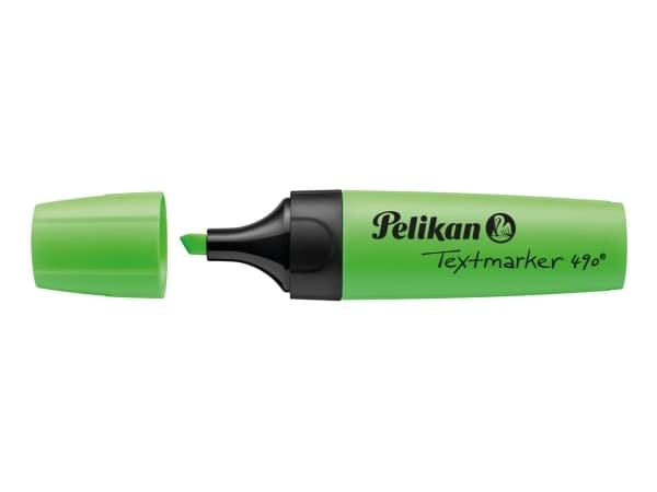 Pelikan Textmarker 490, 6 stykker, Flerfarget, Multi, Vann-basert blekk, Boks