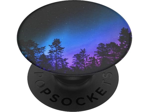 PopSockets Aurora Woods, Grippi, Musta, Monivärinen