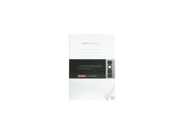 Herlitz 50034130, Yksivärinen, Valkoinen, A5, 80 arkkia, Aikuinen