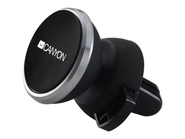 Canyon CH-4 - Bilholder for mobiltelefon - air vent, with button - svart