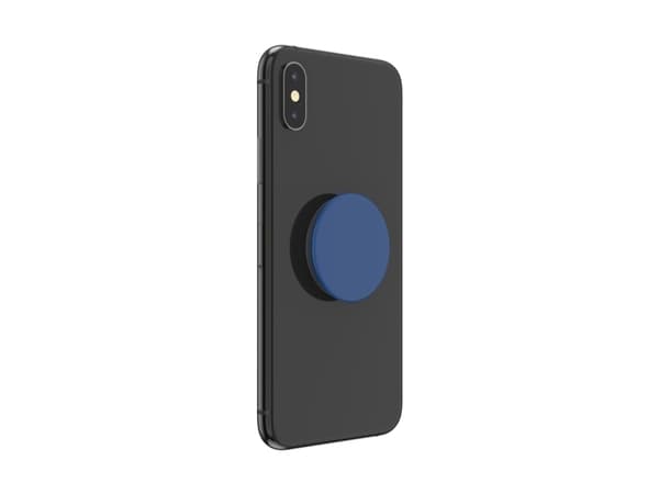 PopSockets PopGrip Basic - Sormikahva/støtteben for mobiltelefon - blå