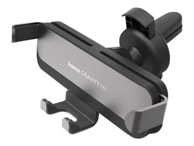 Hama Gravity PRO - Bilholder for mobiltelefon - 5-9 cm adjustable width - svart, mørk grå Sort, Grå, Taupe / brun