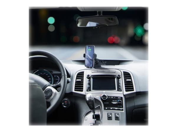 iOttie Easy One Touch Wireless 2, Auto, USB, 12 V, Langaton lataaminen, Musta