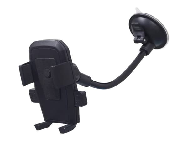 Gembird TA-CHW-04 - Bilhållare för mobiltelefon - with flexible neck - upp till 6° Svart