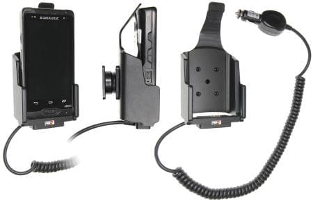 Brodit Active holder with cig-plug - Bilholder/lader for mobiltelefon