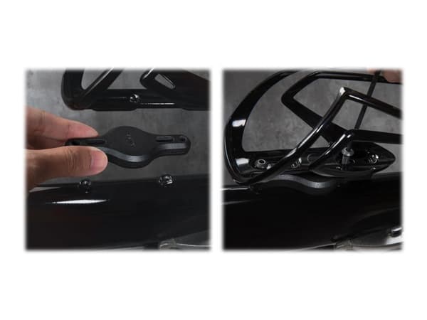 LAUT Bike Tag Bottle Mount - Pyöräpidike AirTagille, joka asennetaan pullonpidikkeen alle (musta)
