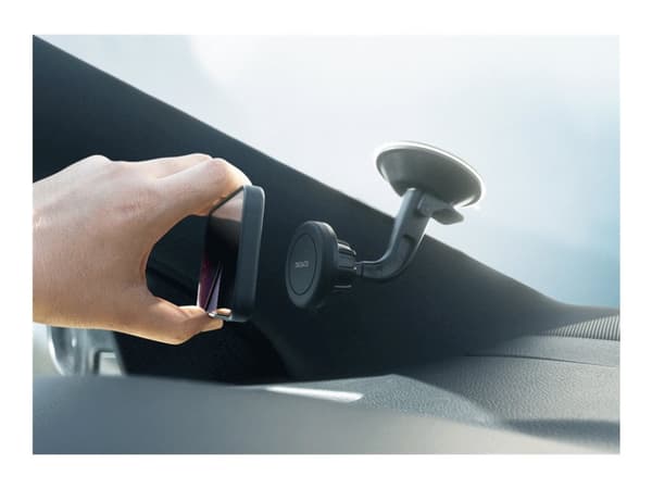 DELTACO ARM-C103 - Bilhållare för mobiltelefon - magnetiskt sugfäste - svart