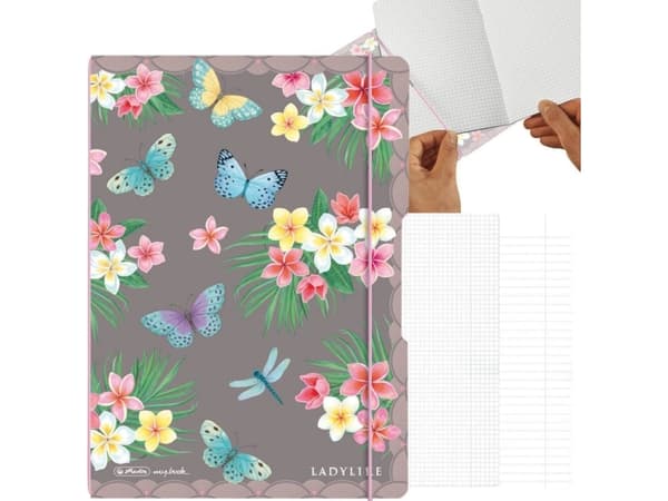 Herlitz my.book flex, Kuva, Monivärinen, A4, 80 arkkia, 80 g/m², Pehmeäkantinen