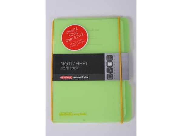 Herlitz 11361581, Grön, A6, 40 ark, 70 g/m ^, Rutat papper