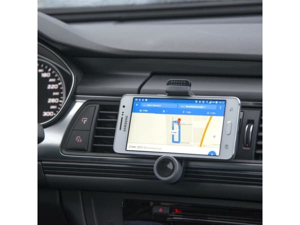4smarts SnapClip - Bilhållare för mobiltelefon - svart