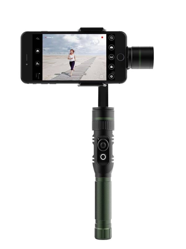 Professionell Gimbal med stabilisator, Gyro Facetrack T2, Ansiktstracking, Joystick