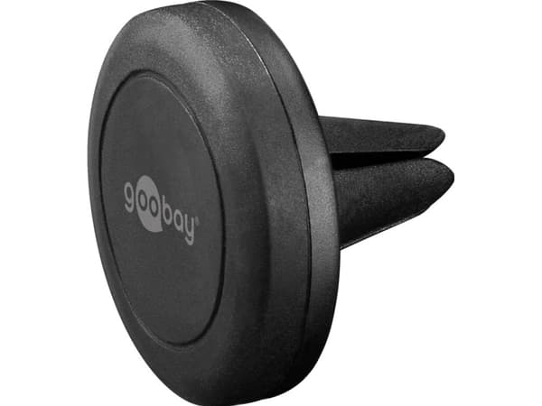 Wentronic Goobay magnetholdersett universal, svart - for enkel og sikker feste i kjøretøyet (47145)