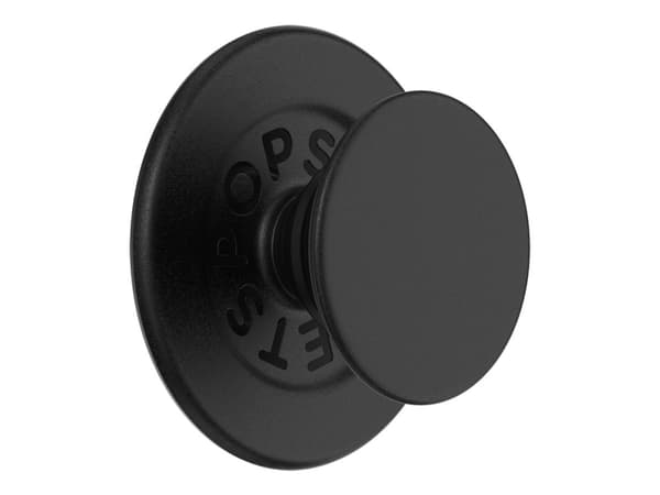 PopSockets PopGrip - Fingergrepp/vikbart ställ för mobiltelefon - MagSafe, round - svart