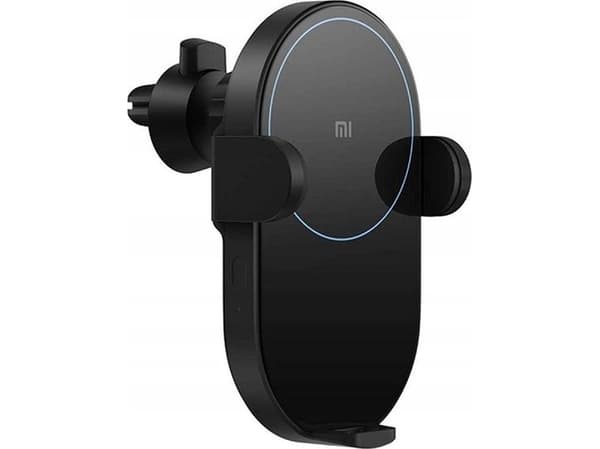 Xiaomi Mi Wireless Car Charger - Trådløs ladeholder for bil + bilstrømadapter - 20 watt - 3 A - High Power Flash - svart