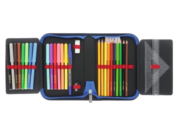 Herlitz High Speed, 31 stykker, Blå, Rød, Polyester, Bilde, 205 mm, 140 mm
