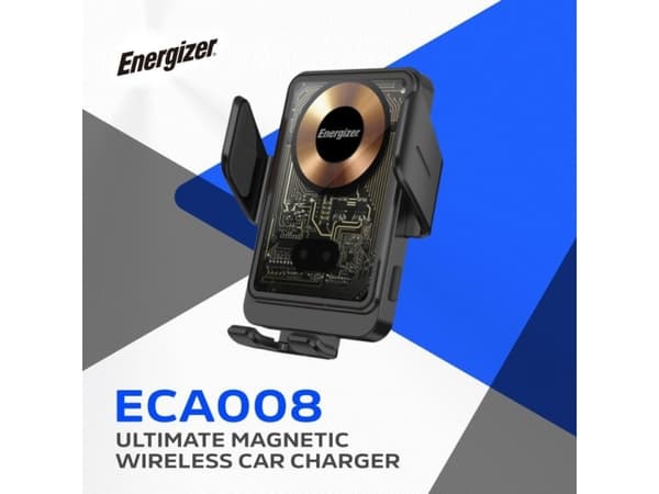 Energizer ECA008, Automatisk, USB, Trådløs lading, Sort