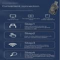 Miniatyrbild 4 av 4: 2025 Trådlös CarPlay-adapter – Uppgraderad, Trådlös CarPlay-dongel, Konverterar Trådbunden CarPlay till Trådlös, Plug and Play Trådlös CarPlay-adapter