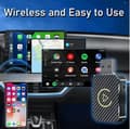 Miniatyrbild 2 av 4: 2025 Trådlös CarPlay-adapter – Uppgraderad, Trådlös CarPlay-dongel, Konverterar Trådbunden CarPlay till Trådlös, Plug and Play Trådlös CarPlay-adapter