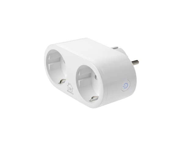 WiFi Strömbrytare 2xCEE 7/3